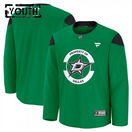 Lapsille NHL Dallas Stars Pelipaita Custom Fanatics Team Practice 2024-25 Vihreä